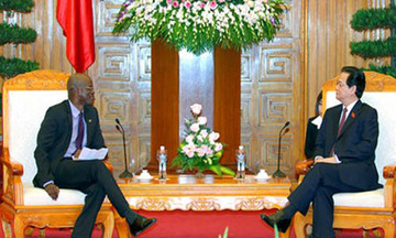 Thủ tướng tiếp Bộ trưởng Ngoại giao Saint Kitts and Nevis