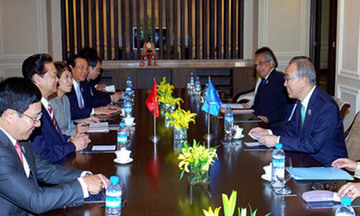 Thủ tướng gặp Tổng Thư ký Liên Hợp Quốc