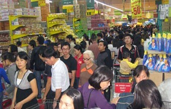 Big C tăng dự trữ hàng hóa lên 15% phục vụ người dân dịp Tết Dương lịch