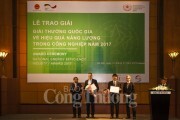 Tôn vinh doanh nghiệp xuất sắc về hiệu quả năng lượng