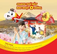 “Ohayo thứ Bảy, bay Nhật Bản 0 đồng” cùng Vietjet