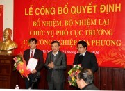 Trao quyết định bổ nhiệm lãnh đạo Cục Công nghiệp địa phương