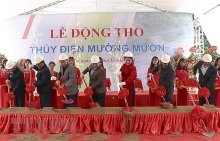 Ground broken for Muong Muon hydropower plant in Dien Bien
