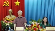 Party chief commends An Giang for clear orientations for development