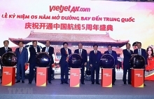Vietjet Air marks fifth anniversary of air service to China
