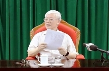 Party chief, President Nguyen Phu Trong chairs key officials’ meeting