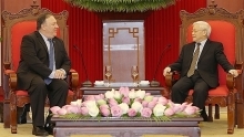 Party chief receives US Secretary of State