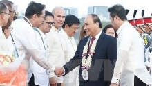 PM arrives in Manila for 31st ASEAN Summit and related meetings