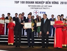 EVN enters “sustainable enterprises” list in 2018