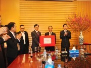 Bộ trưởng Vũ Huy Hoàng chúc Tết các doanh nghiệp lớn trực Tết