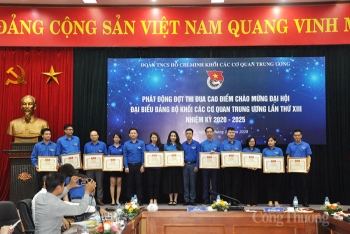 Tuổi trẻ Khối các cơ quan Trung ương tự hào tiến bước dưới cờ Đảng
