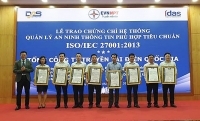 EVNNPT nhận chứng chỉ “Quản lý an ninh thông tin phù hợp tiêu chuẩn ISO/IEC 27001:2013”