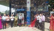 Gắn biển “Cửa hàng xăng dầu văn minh thương mại\