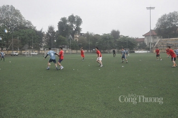 Liên quân các đơn vị Bộ Công Thương tham gia Giải bóng đá tứ hùng lần I