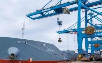 Hòa Phát chính thức khai thác chiếc tàu tự đóng đầu tiên