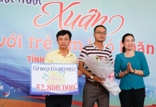 Tân Hiệp Phát mang mùa xuân ấm áp đến với trẻ em nghèo