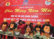 Gói bánh chưng và chợ quê đón Tết- Nét đẹp văn hóa May 10