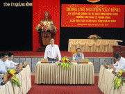 Quảng Bình sẽ quy hoạch tổng thể theo hướng phát triển bền vững