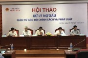 Tập trung hoàn thiện pháp luật về xử lý nợ xấu