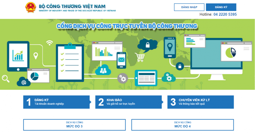 Ngành Công Thương: Phấn đấu 100% dịch vụ công trực tuyến cấp độ 3,4