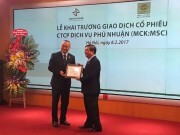 Cổ phiếu MSC của CTCP Dịch vụ Phú Nhuận lên sàn HNX