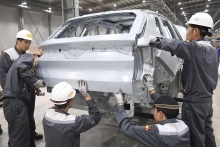 Industrial production rises 9.4 percent in seven months