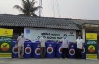 Đạm Cà Mau đồng loạt hỗ trợ nhiều địa phương ứng phó với hạn hán xâm nhập mặn