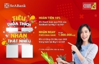 Săn thẻ quốc tế Seabank trong tay, hoàn ngay 10% khi mua sắm tại Big C và Go!