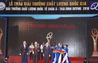 Vedan Việt Nam vinh dự nhận Giải Vàng Chất lượng Quốc gia năm 2018