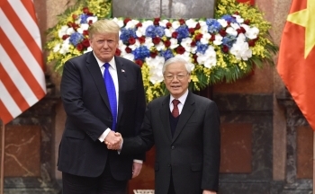 Tổng Bí thư, Chủ tịch nước Nguyễn Phú Trọng và Tổng thống Donald Trump chúc mừng 25 năm quan hệ ngoại giao Việt Nam - Hoa Kỳ