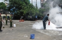 Công ty Tuyển than Cửa Ông tập huấn công tác phòng chống cháy nổ