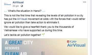 AirVisual bất ngờ mở lại ứng dụng tại Việt Nam