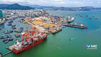 Bất chấp khó khăn do dịch bệnh và mưa bão cảng Quy Nhơn vẫn vượt kế hoạch trước 45 ngày