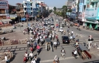 Hà Nội phân luồng giao thông thi công đường vành đai 2 trên cao