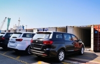 THACO xuất khẩu 40 xe du lịch Kia Grand Carnival sang Thái Lan 