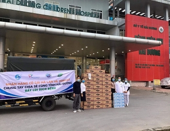 Đầu xuân, nhãn hàng Cô gái Hà Lan, Yomost và Friso tiếp sức Hải Dương với gần 40.000 sản phẩm sữa yêu thương