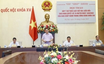 Chủ tịch Quốc hội dự Hội thảo góp ý dự thảo Luật Đất đai (sửa đổi)
