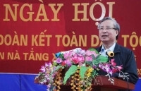 Thường trực Ban Bí thư chung vui Ngày hội Đại đoàn kết tại Bắc Kạn