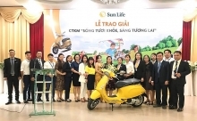 Sun Life trao thưởng chương trình khuyến mãi “Sống tươi khỏe, sáng sương lai”