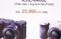 Dòng máy ảnh không gương lật α6400 mới lấy nét nhanh của Sony