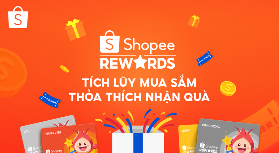 “Shopee Rewards” - giúp ngươi tiêu dùng tiết kiệm chi phí mua sắm