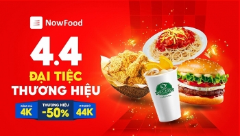 NowFood - Đại tiệc thương hiệu 4.4 có gì hấp dẫn?