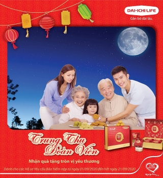 Dai-ichi Life Việt Nam chi hơn 5,6 tỷ đồng khuyến mại “Trung thu đoàn viên”