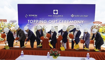 SonKim Land tổ chức lễ cất nóc dự án The Galleria Residence