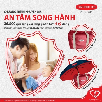 Dai-ichi Life Việt Nam triển khai chương trình khuyến mại “An Tâm Song Hành”