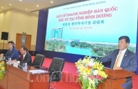 Bình Dương tạo điều kiện, môi trường đầu tư cho doanh nghiệp Hàn Quốc