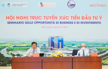 Doanh nghiệp Ý quan tâm đầu tư vào ngành công nghiệp chế biến, năng lượng sạch của Bình Dương