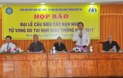 Đại lễ cầu siêu nạn nhân tai nạn giao thông năm 2017 sẽ tổ chức tại Bình Dương