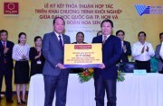 Tập đoàn Hoa Sen tài trợ cho Quỹ khởi nghiệp Đại học Quốc gia
