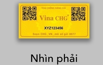 Công ty Vina CHG sản xuất tem chống hàng giả công nghệ số Hologram 3D+